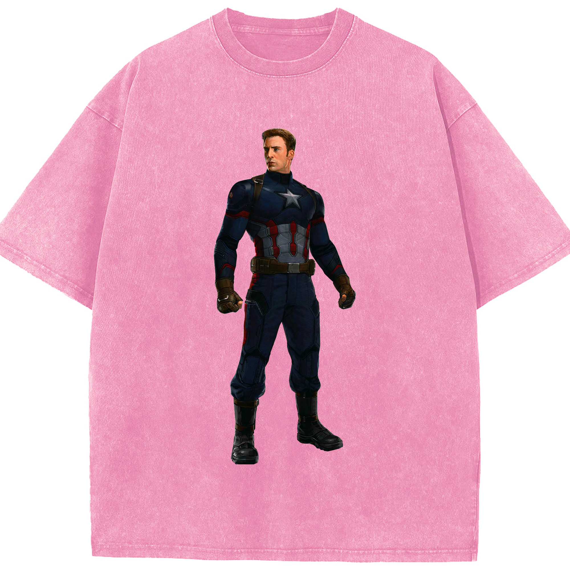 （画像用） アベンジャーズ The Avengers 綿100% ヴィンテージ風 半袖Tシャツ（フロントプリント）